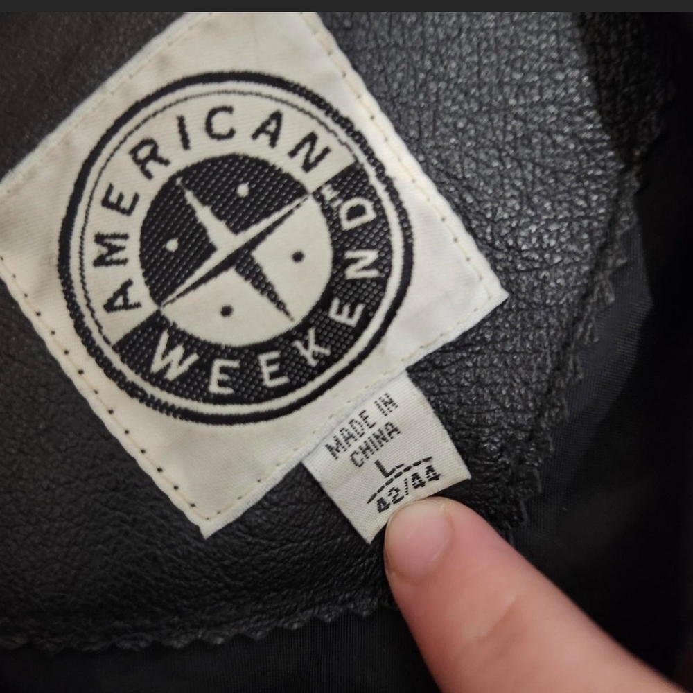 Black leather jacket - Picture 2 of 4